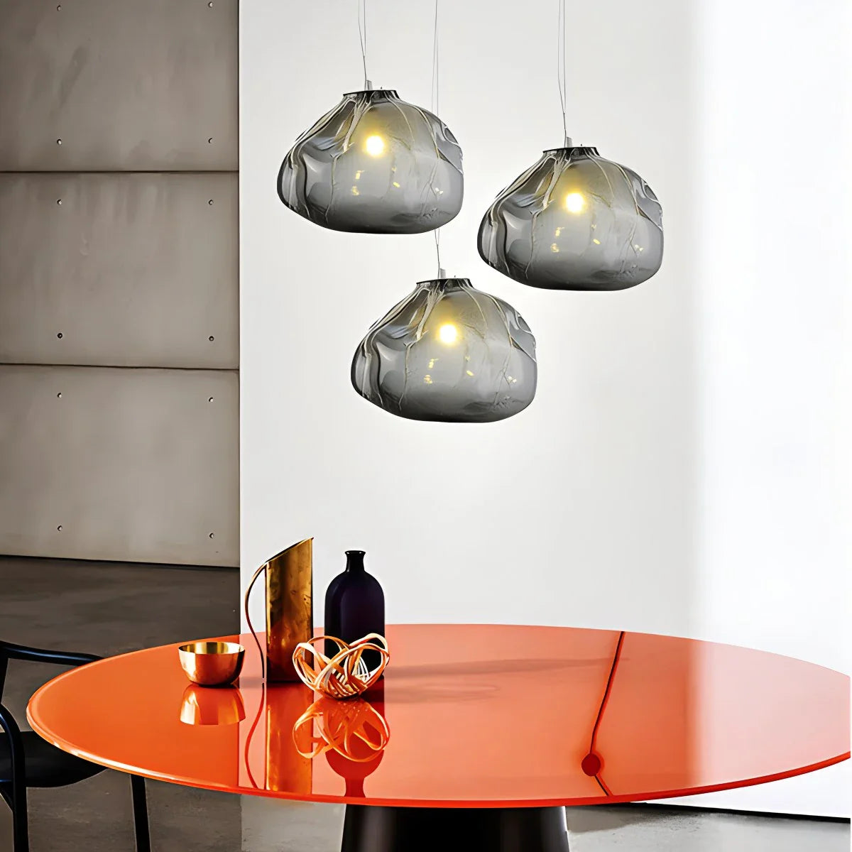 Feyran Light Luxury Cloud Shape Glass Pendant Light