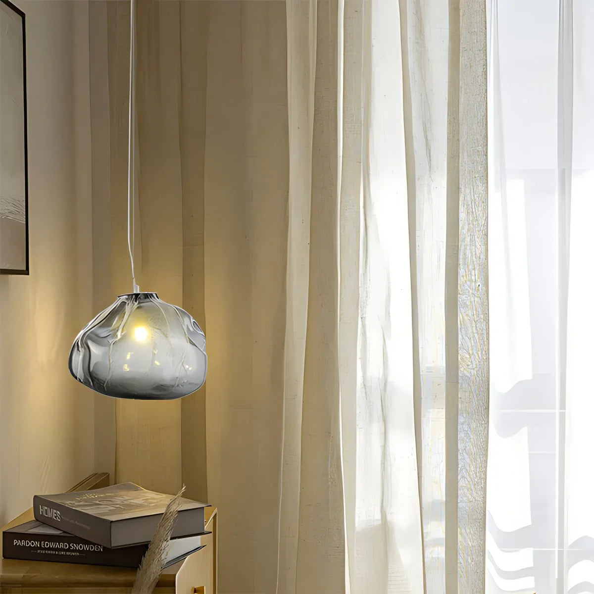 Feyran Light Luxury Cloud Shape Glass Pendant Light