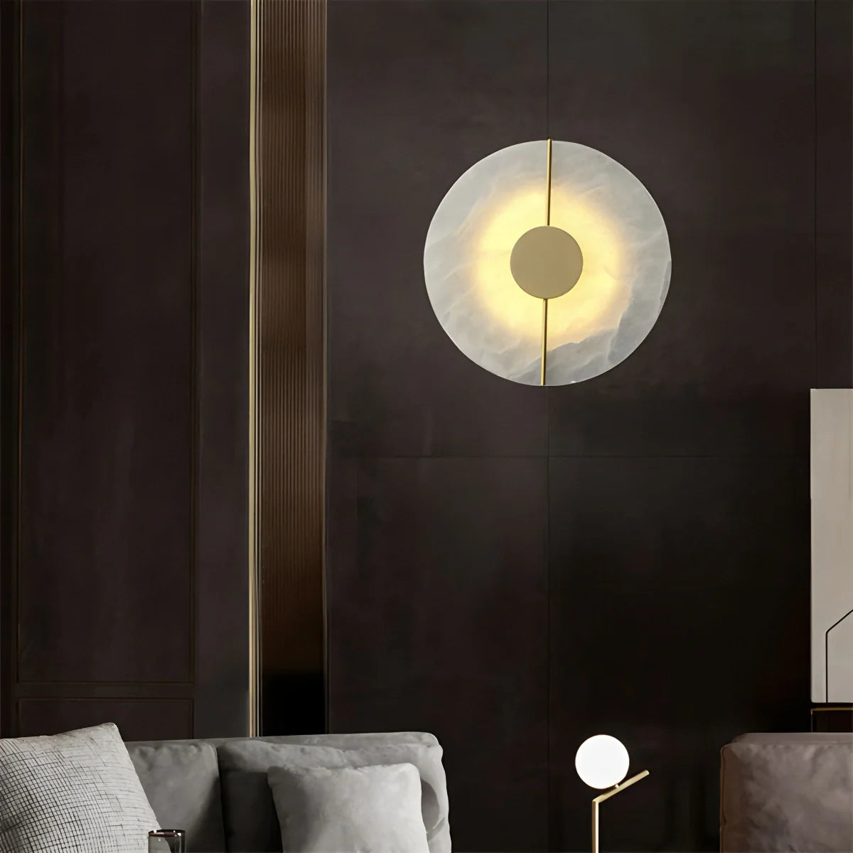 Feyran Light Luxury All Copper Spanish Alabaster Wall Light