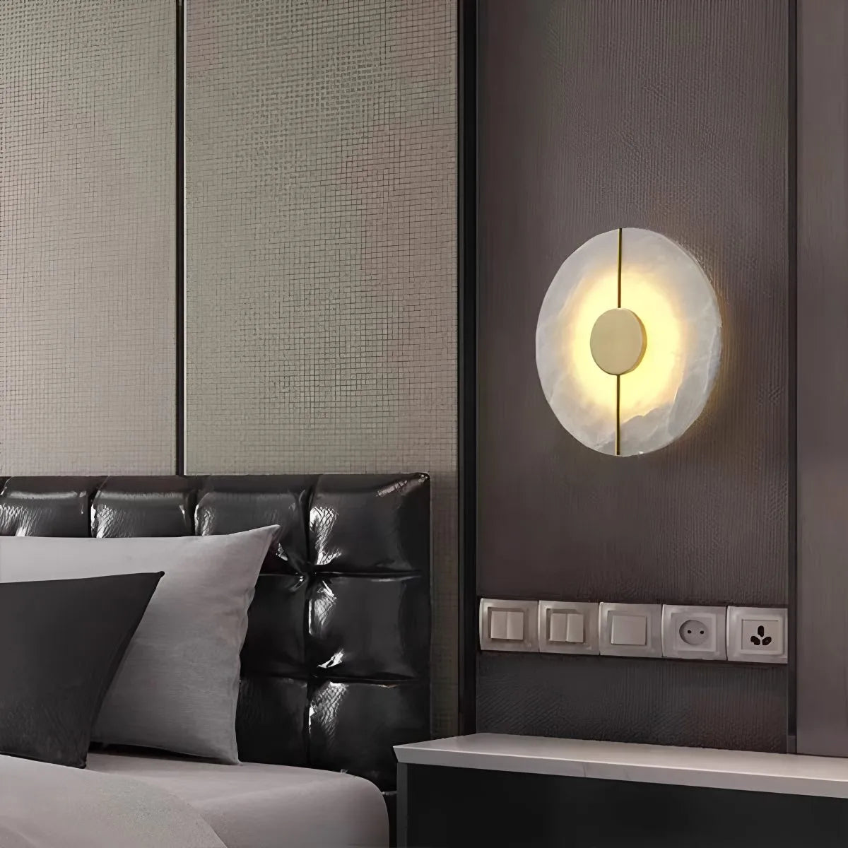 Feyran Light Luxury All Copper Spanish Alabaster Wall Light