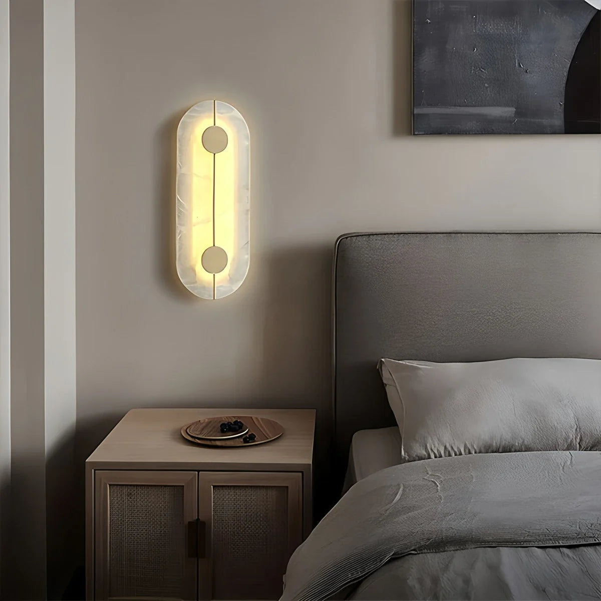 Feyran Light Luxury All Copper Spanish Alabaster Wall Light