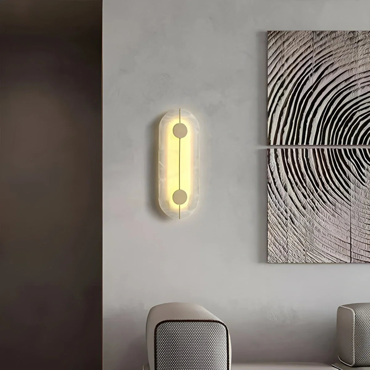 Feyran Light Luxury All Copper Spanish Alabaster Wall Light