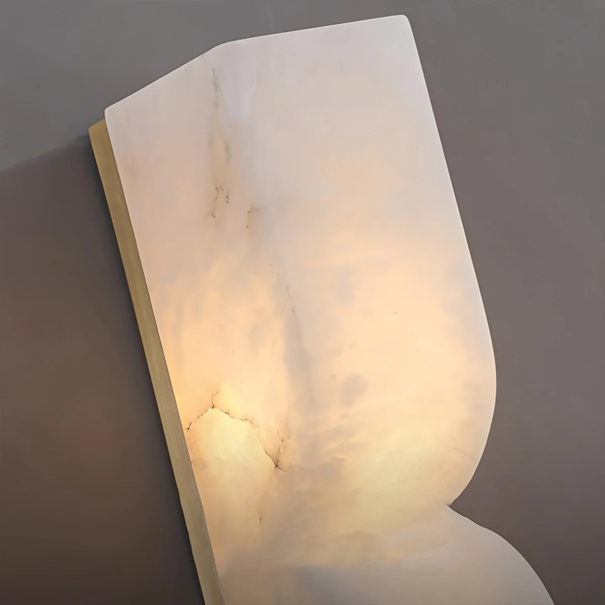 Feyran Light Luxury Spanish Alabaster Wall Sconce for Hallway
