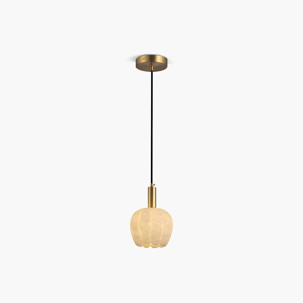 Feyran Flower Bud Shaped Spanish Alabaster Pendant Light