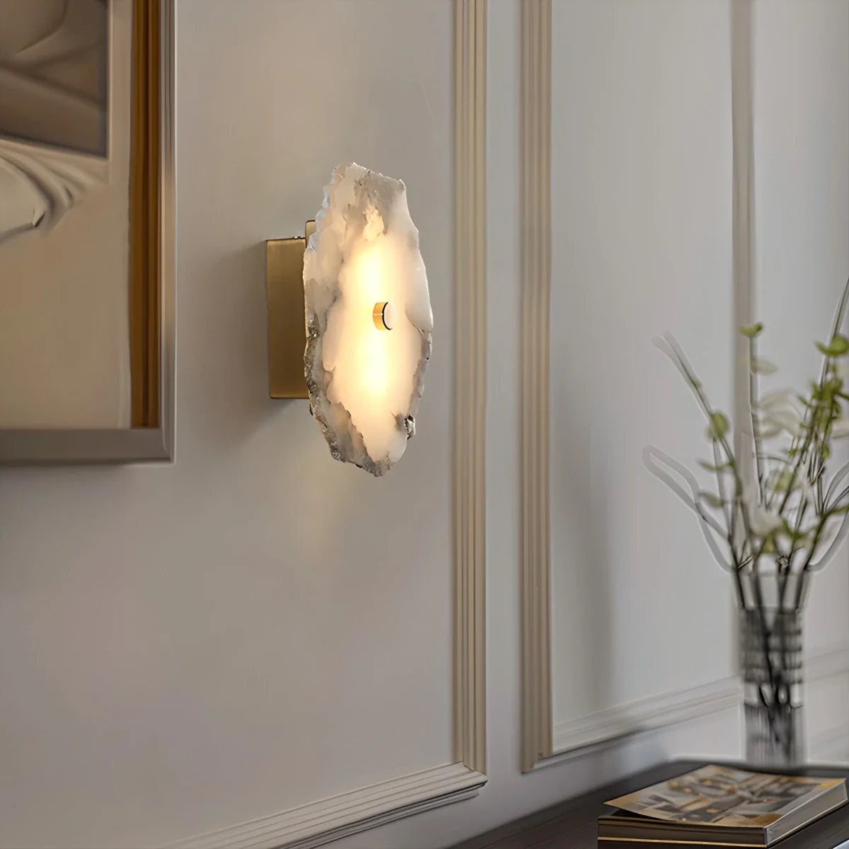 Feyran Modern Luxury Artistic Spanish Alabaster Wall Lamp