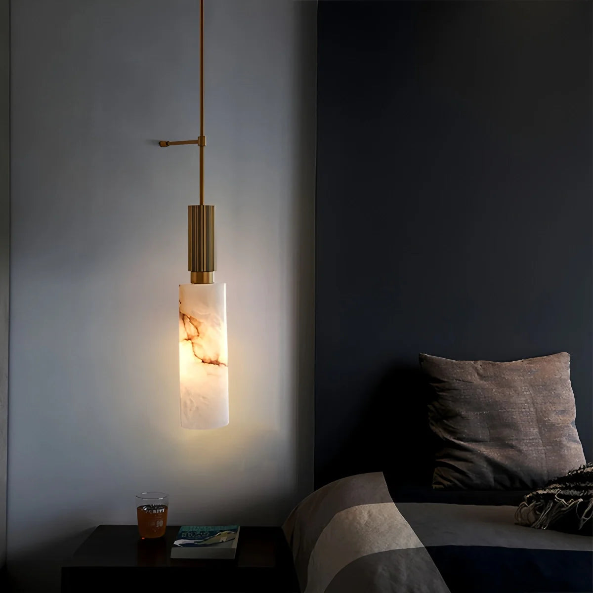 Feyran Light luxury Spanish Alabaster Long Strip Wall Lamp