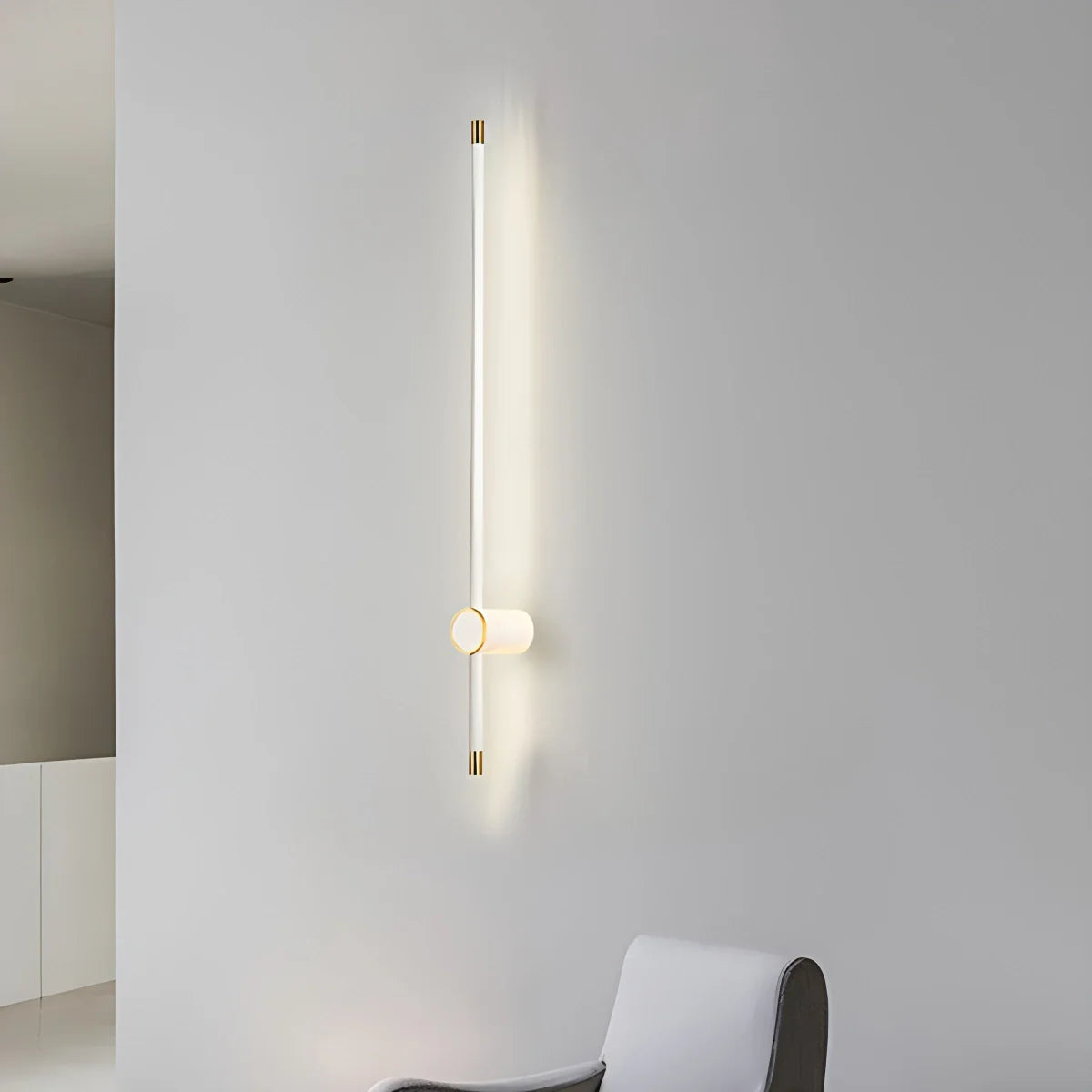 Feyran Long Roman Column Wall Lamp for Bedroom