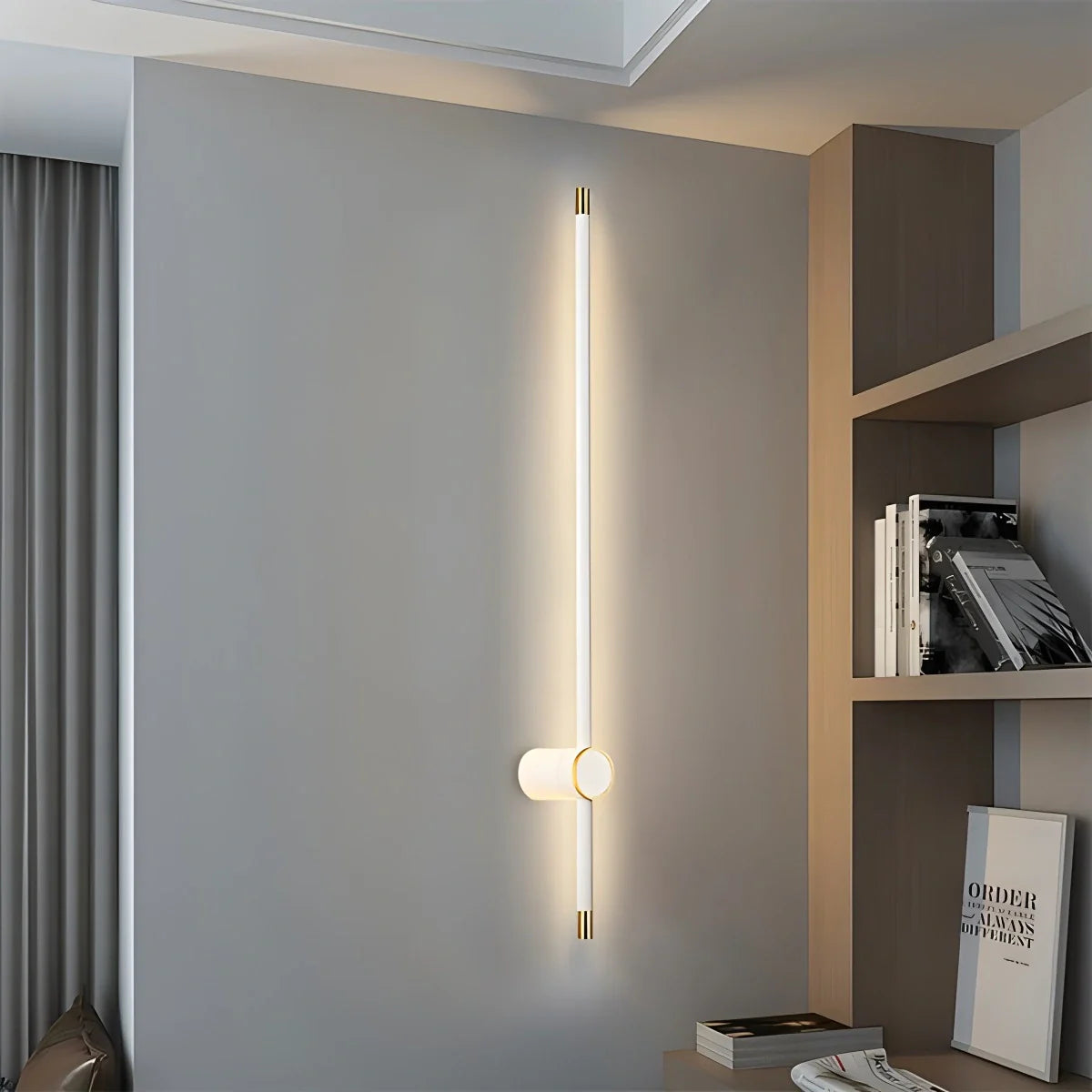 Feyran Long Roman Column Wall Lamp for Bedroom