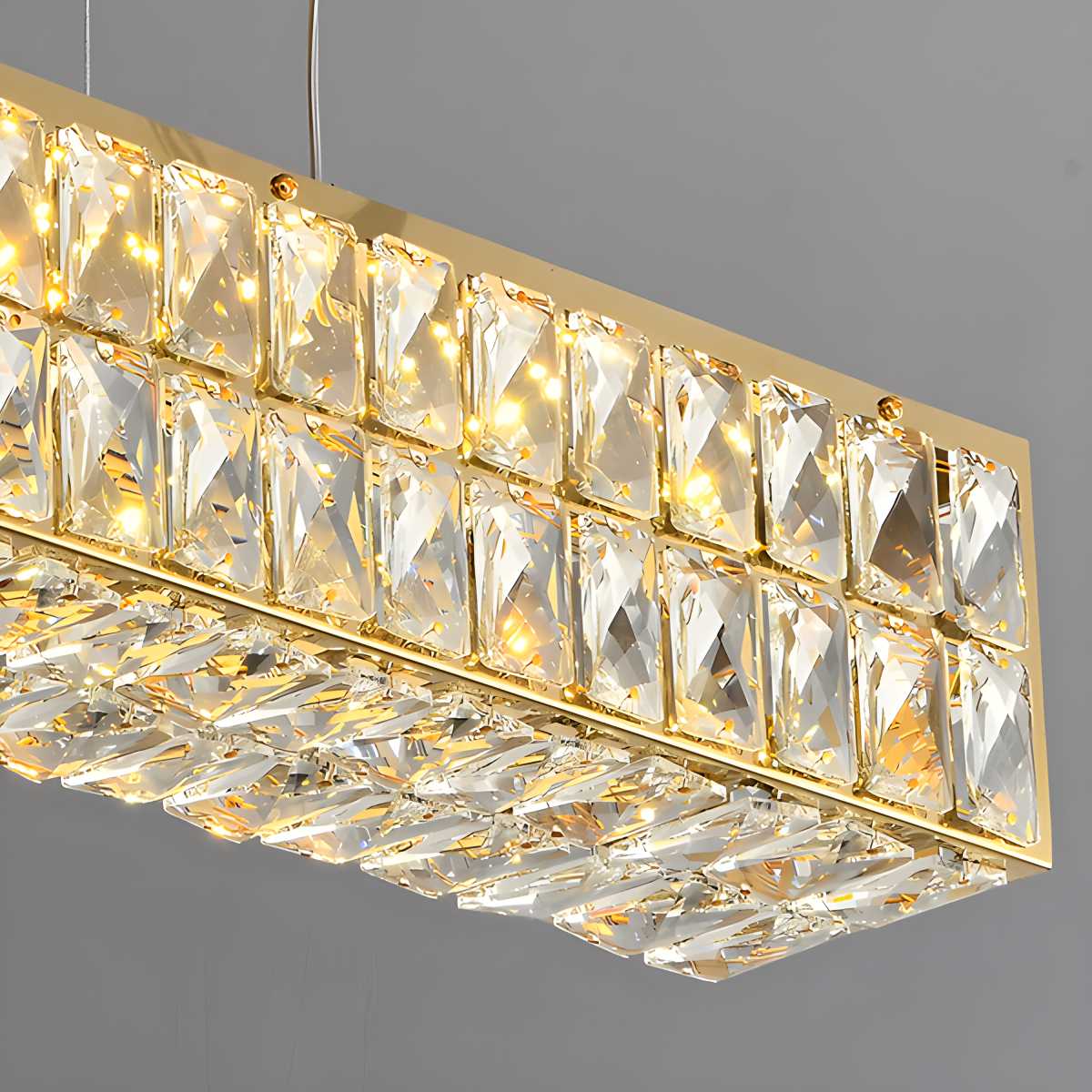 Feyran Crace Cuboid Crystal Chandelier