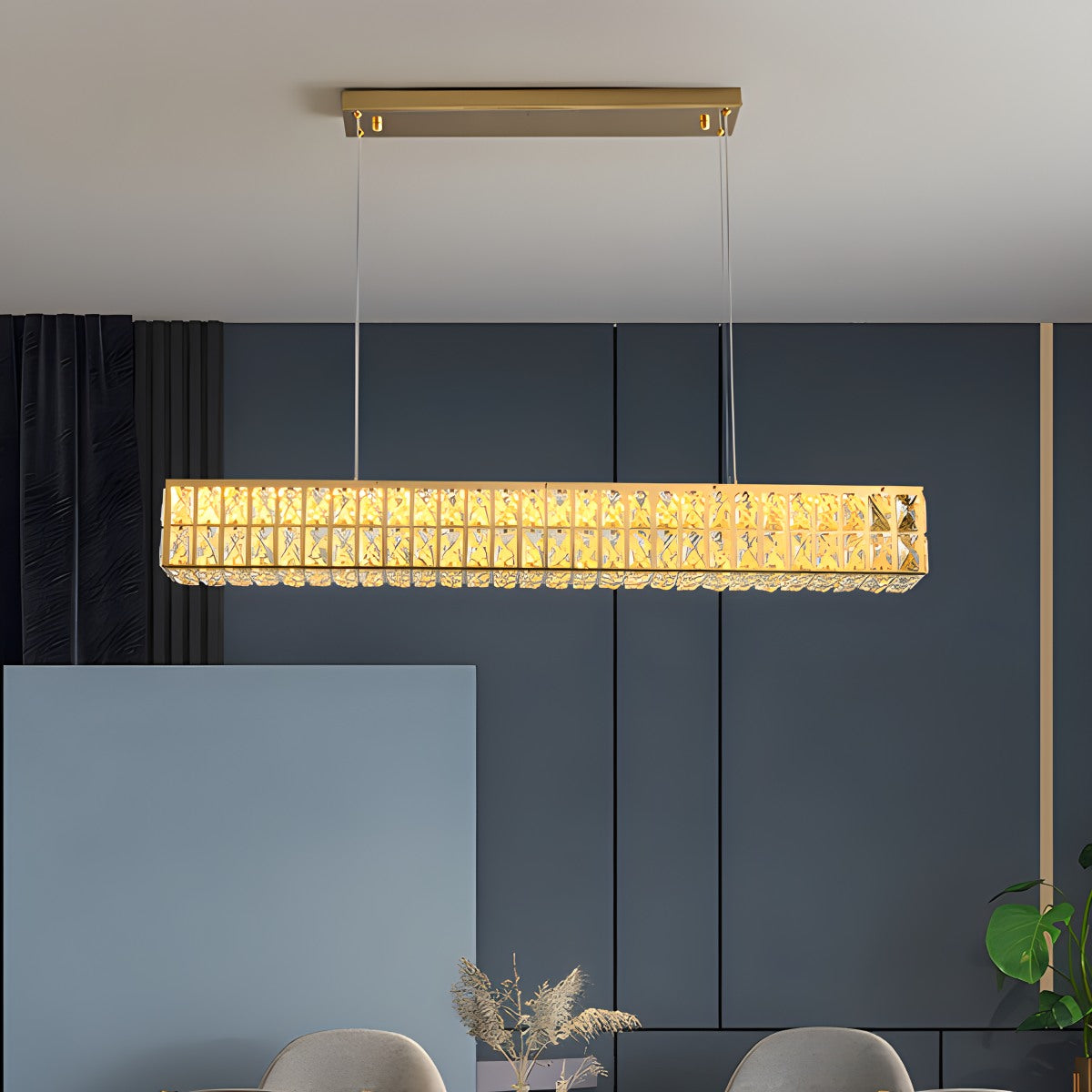 Feyran Crace Cuboid Crystal Chandelier