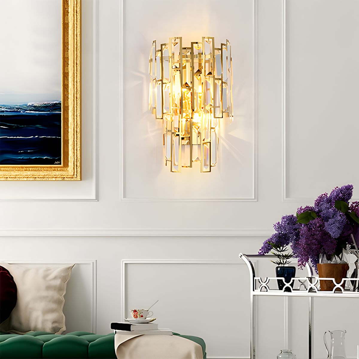 Feyran Lucienne Crystal Chandelier for Living Room