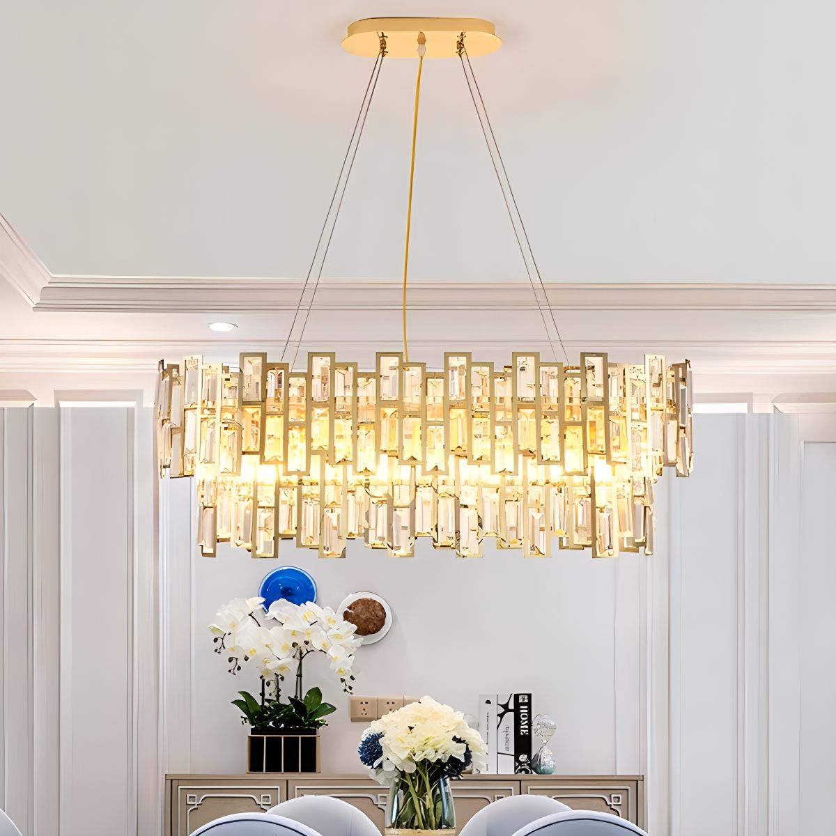 Feyran Lucienne Crystal Chandelier for Living Room