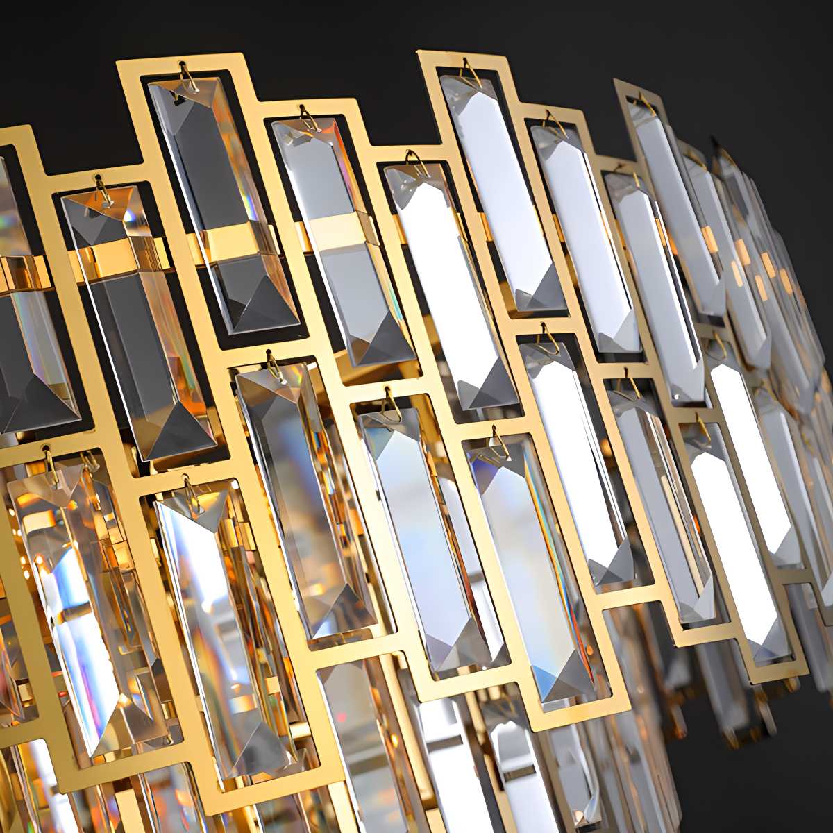 Feyran Lucienne Crystal Chandelier for Living Room