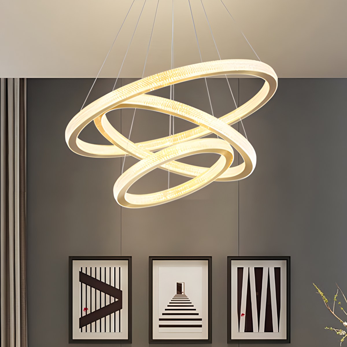 Feyran Modern Ring LED Pendant Light for Dining Room
