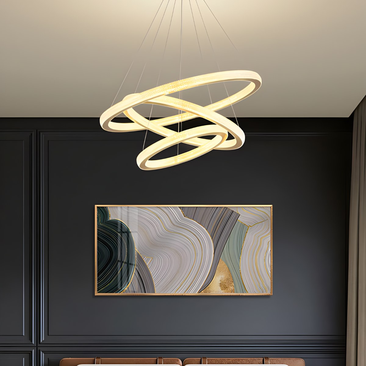 Feyran Modern Ring LED Pendant Light for Dining Room