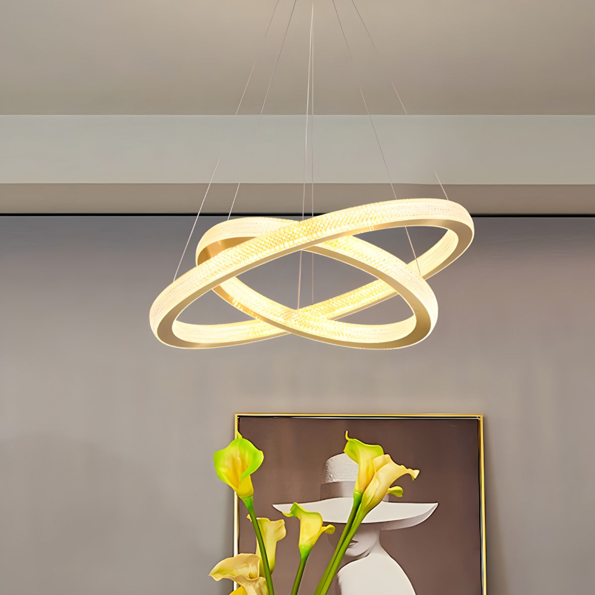 Feyran Modern Ring LED Pendant Light for Dining Room