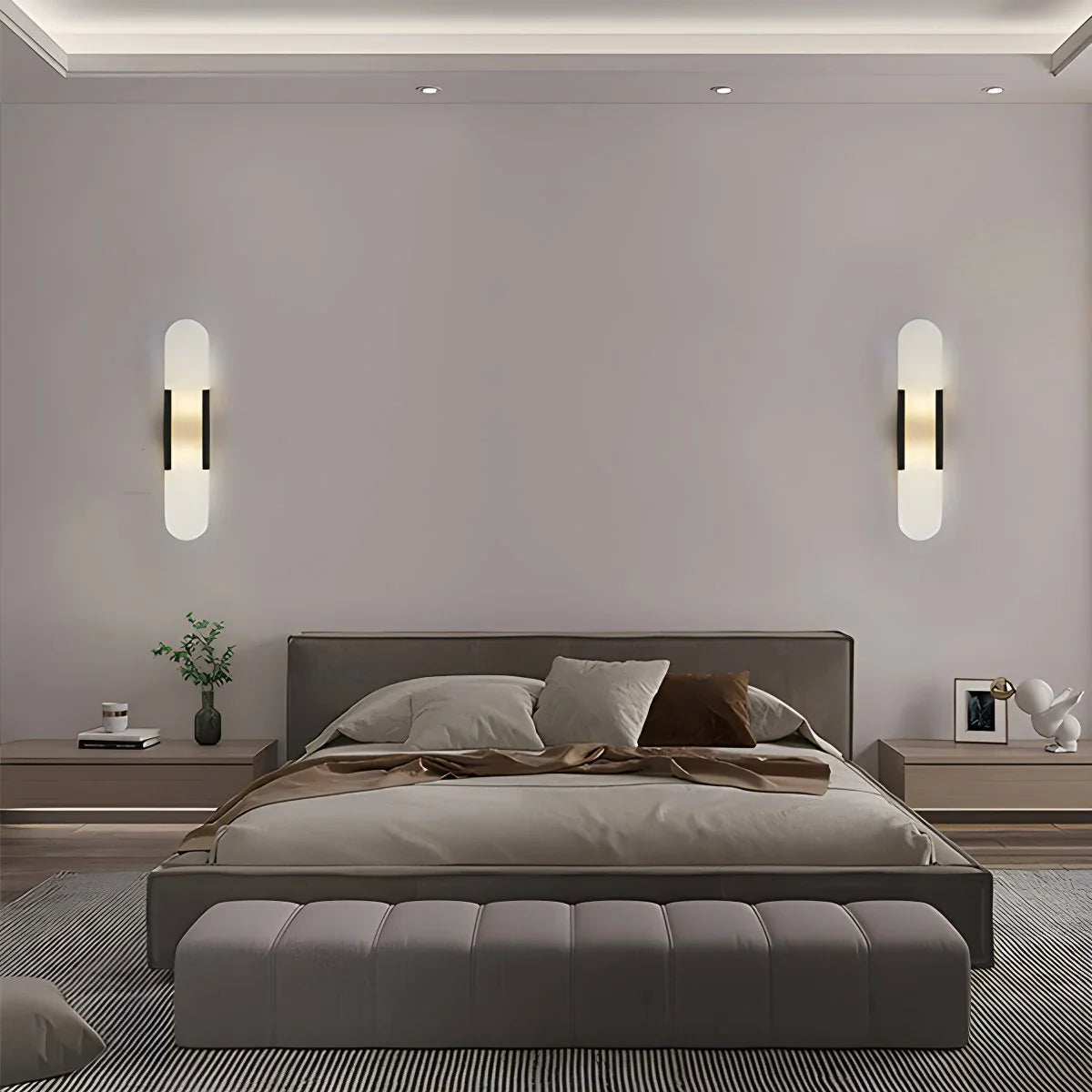 Feyran Luxury Spanish Alabaster Wall Sconce for Living Room
