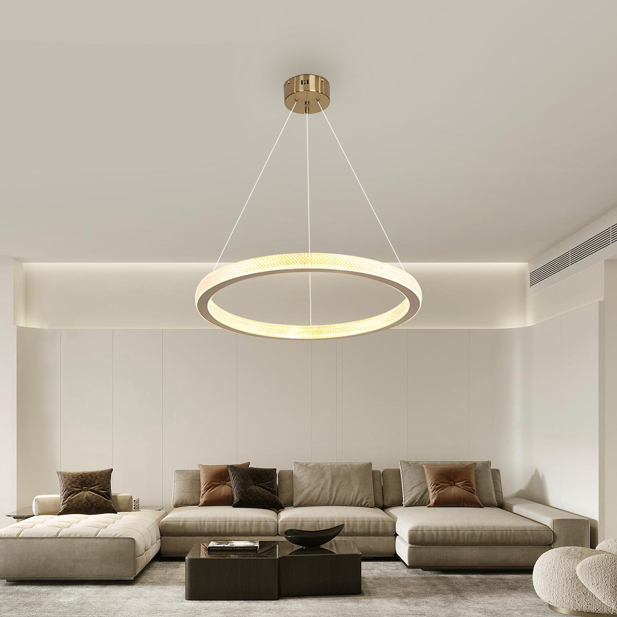 Feyran Modern Ring LED Pendant Light for Dining Room