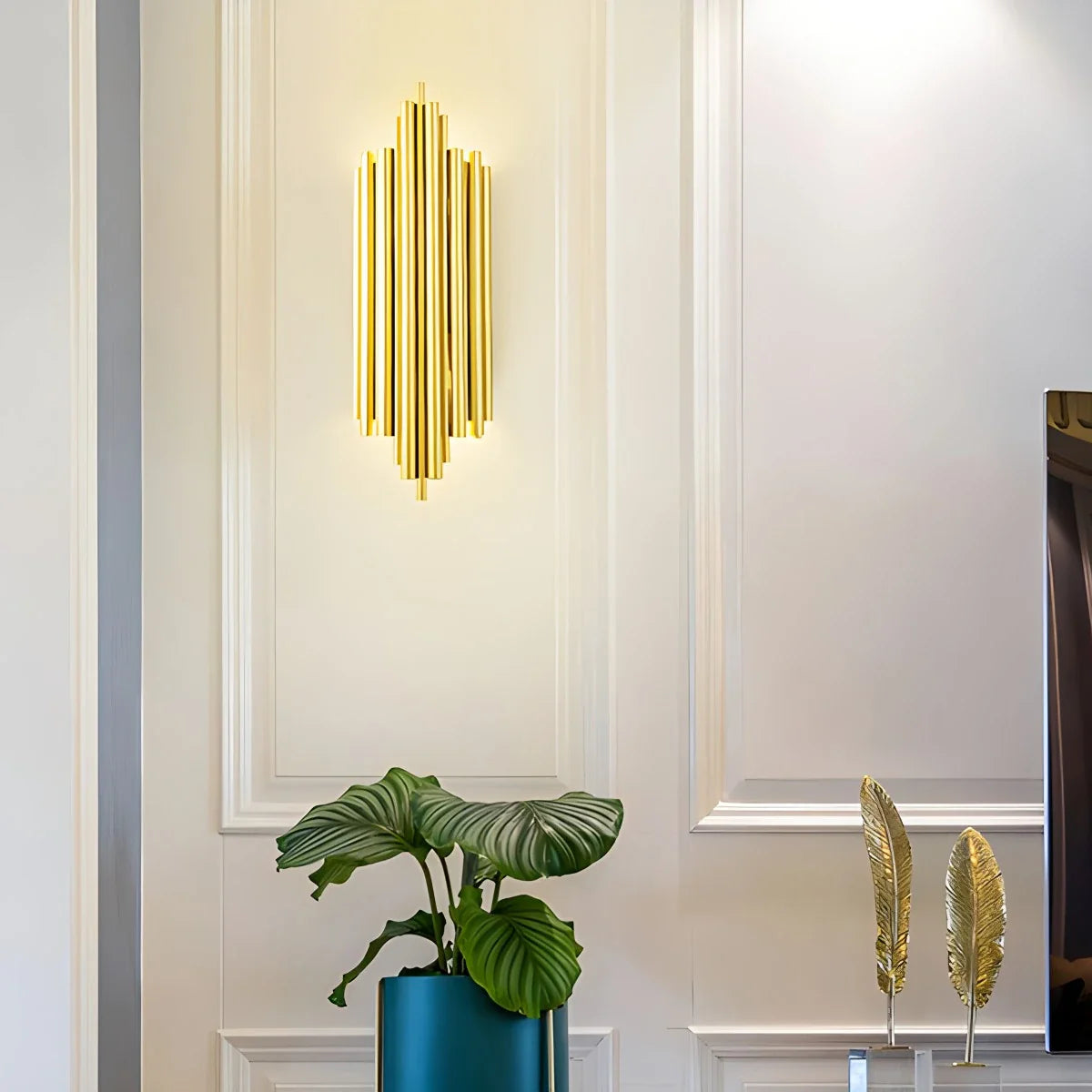 Feyran Crystal Glass Luxury Wall Sconce