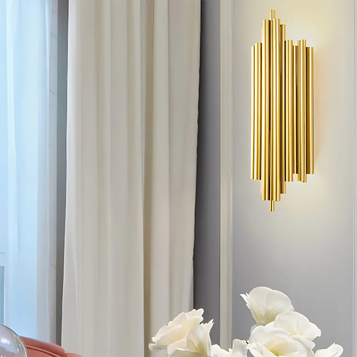 Feyran Crystal Glass Luxury Wall Sconce
