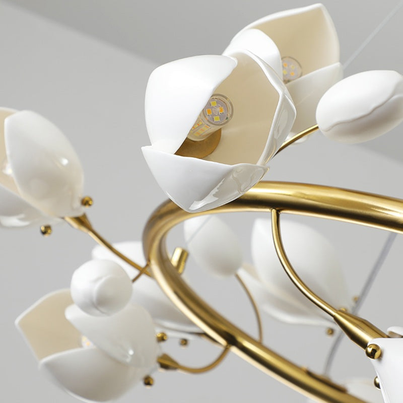 Feyran Ceramics Magnolia Chandelier