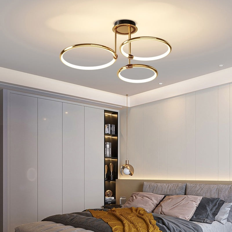 Feyran Metal Circular Chandelier Ceiling Lamp