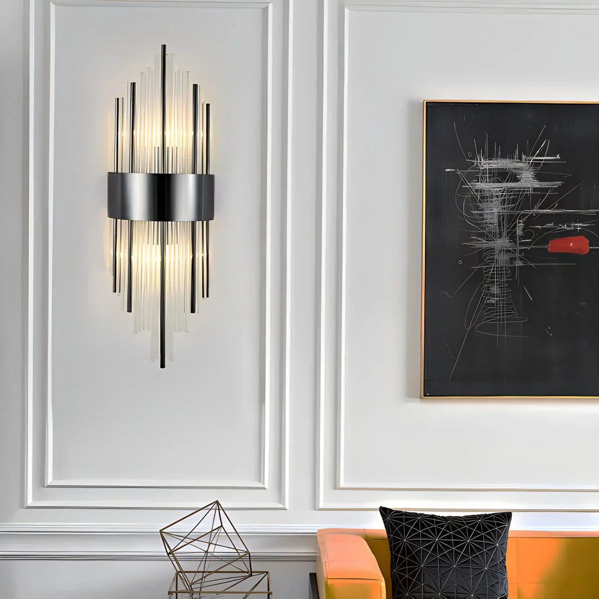 Feyran Minimal Luxury Glass Wall Lamp