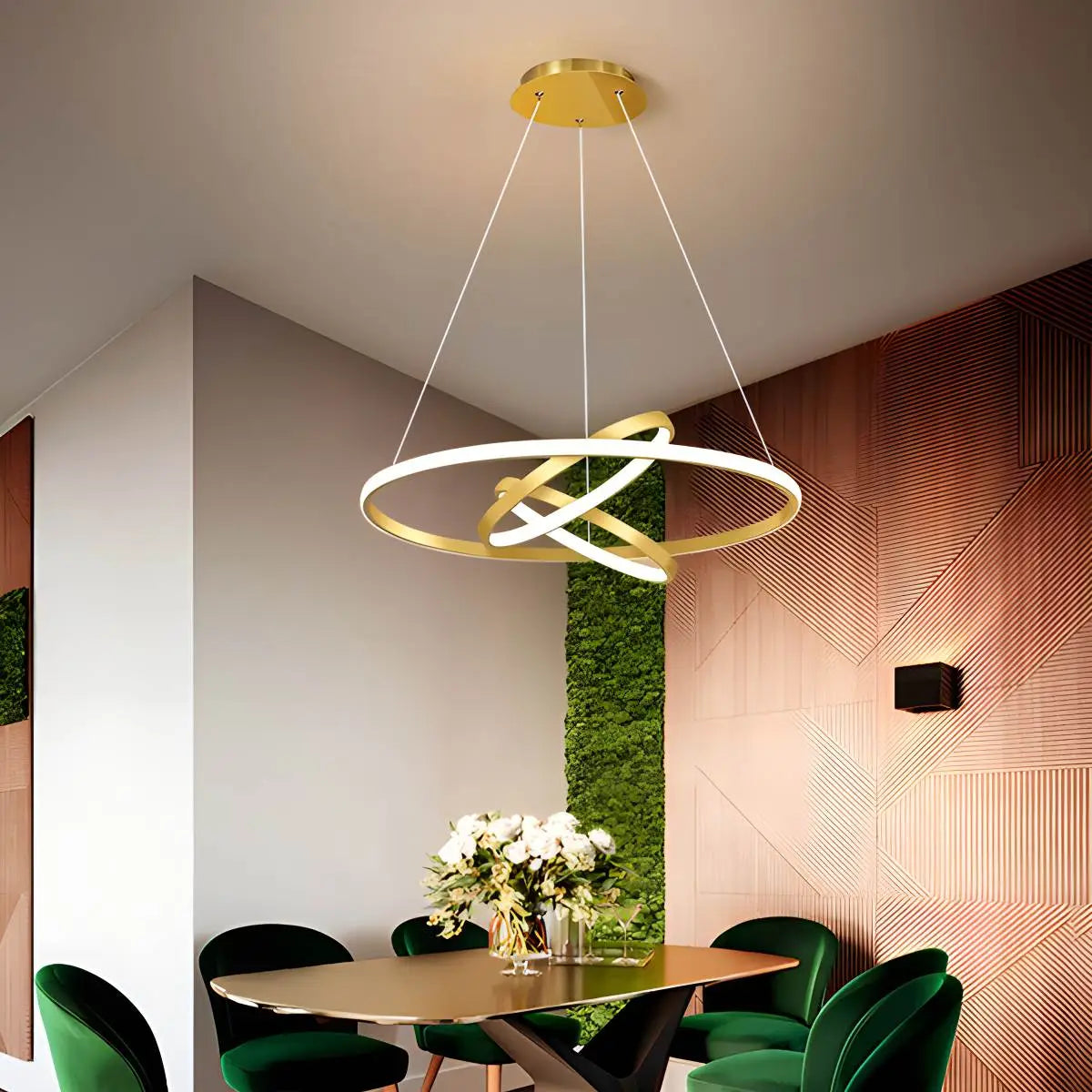 Feyran Minimalist Circular Chandelier Modern Lighting Fixture