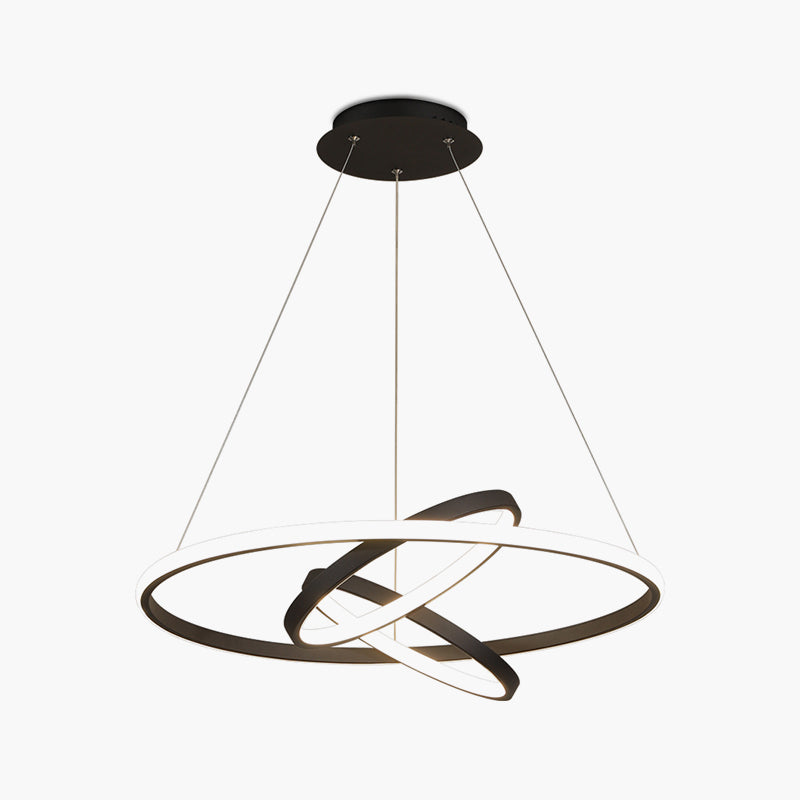 Feyran Minimalist Circular Chandelier Modern Lighting Fixture