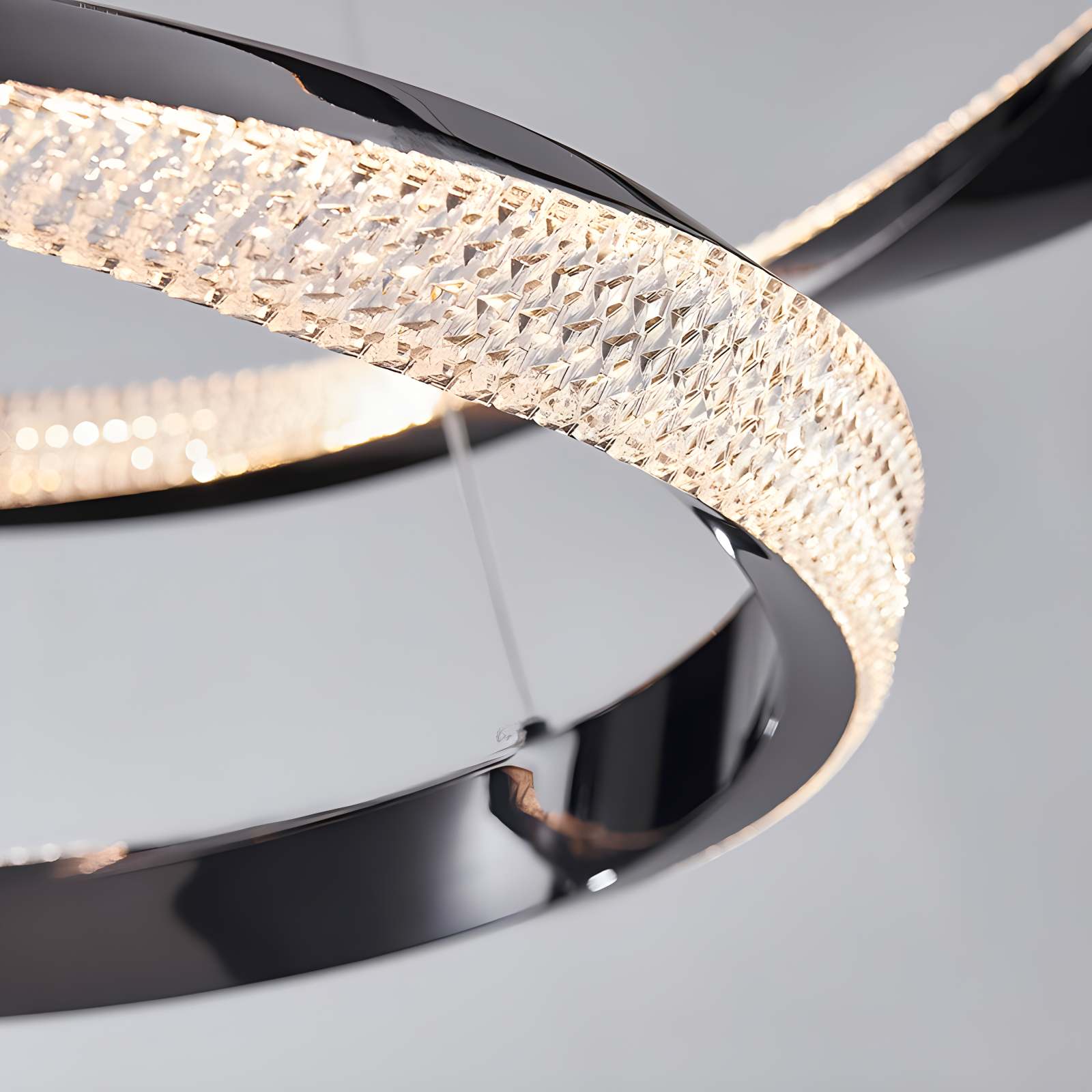 Feyran Modern Simple Mobius Circle Chandelier
