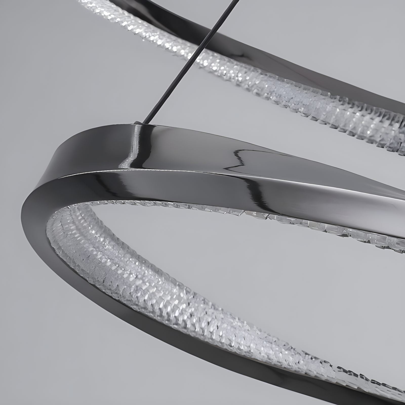 Feyran Modern Simple Mobius Circle Chandelier