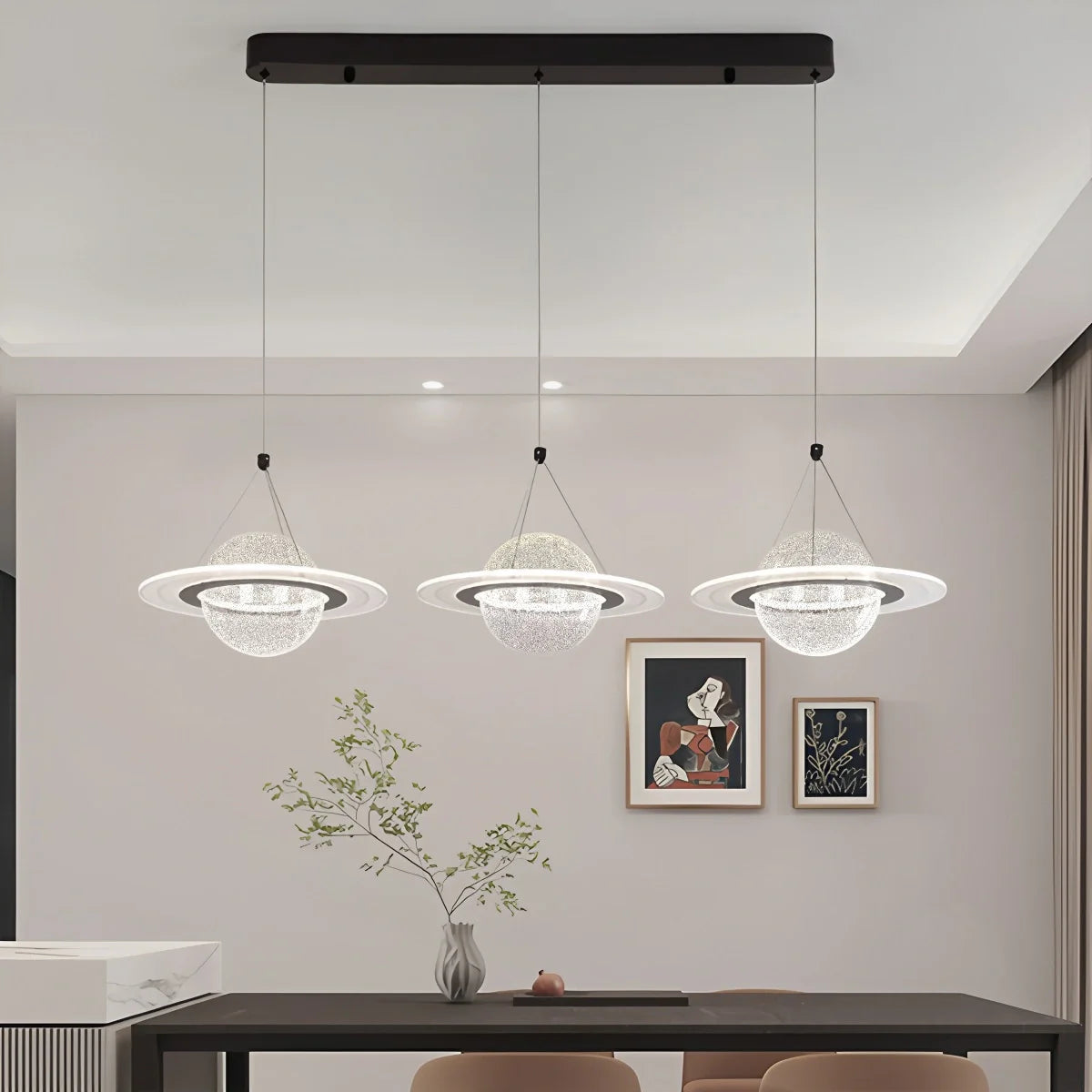 Feyran Modern Creative Planet Dining Room Pendant Light