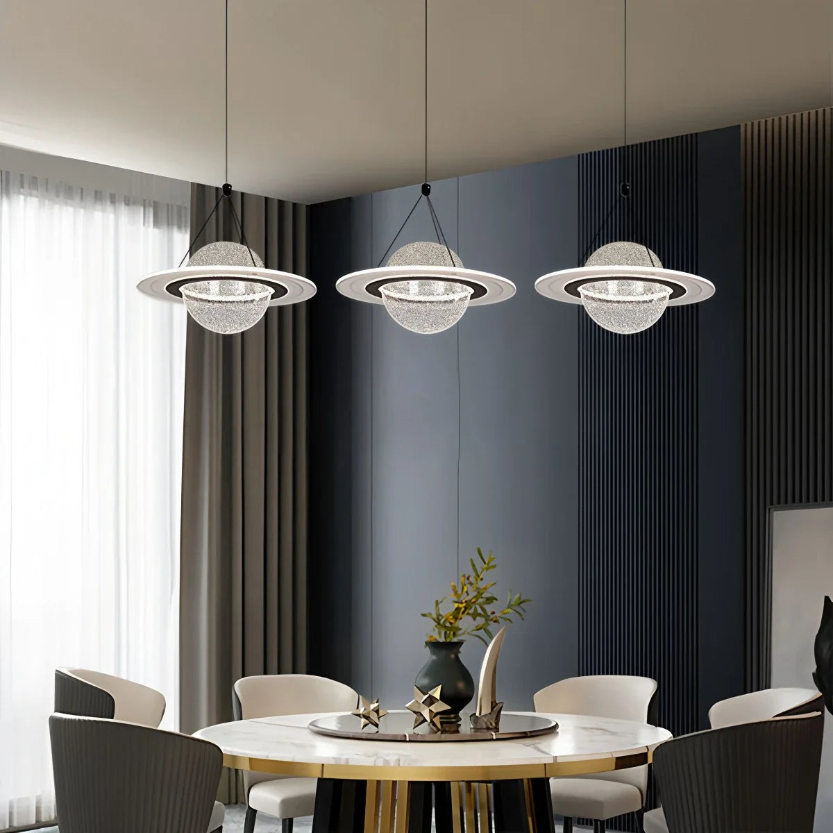 Feyran Modern Creative Planet Dining Room Pendant Light