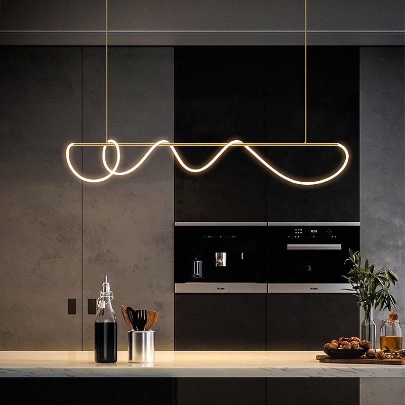 Feyran Modern Long Hose Led Pendant Light for Dining Room