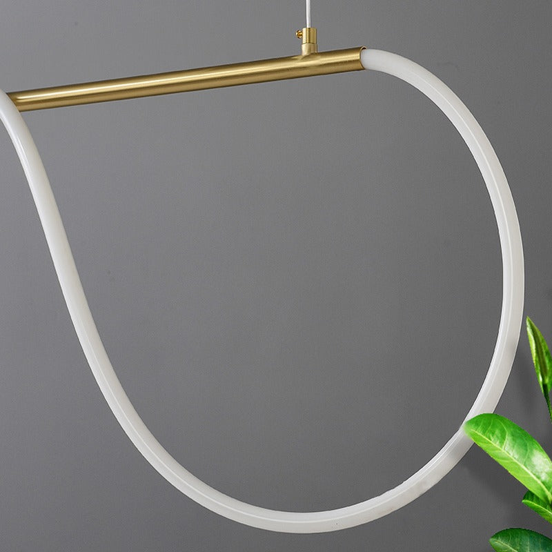 Feyran Modern Long Hose Led Pendant Light for Dining Room