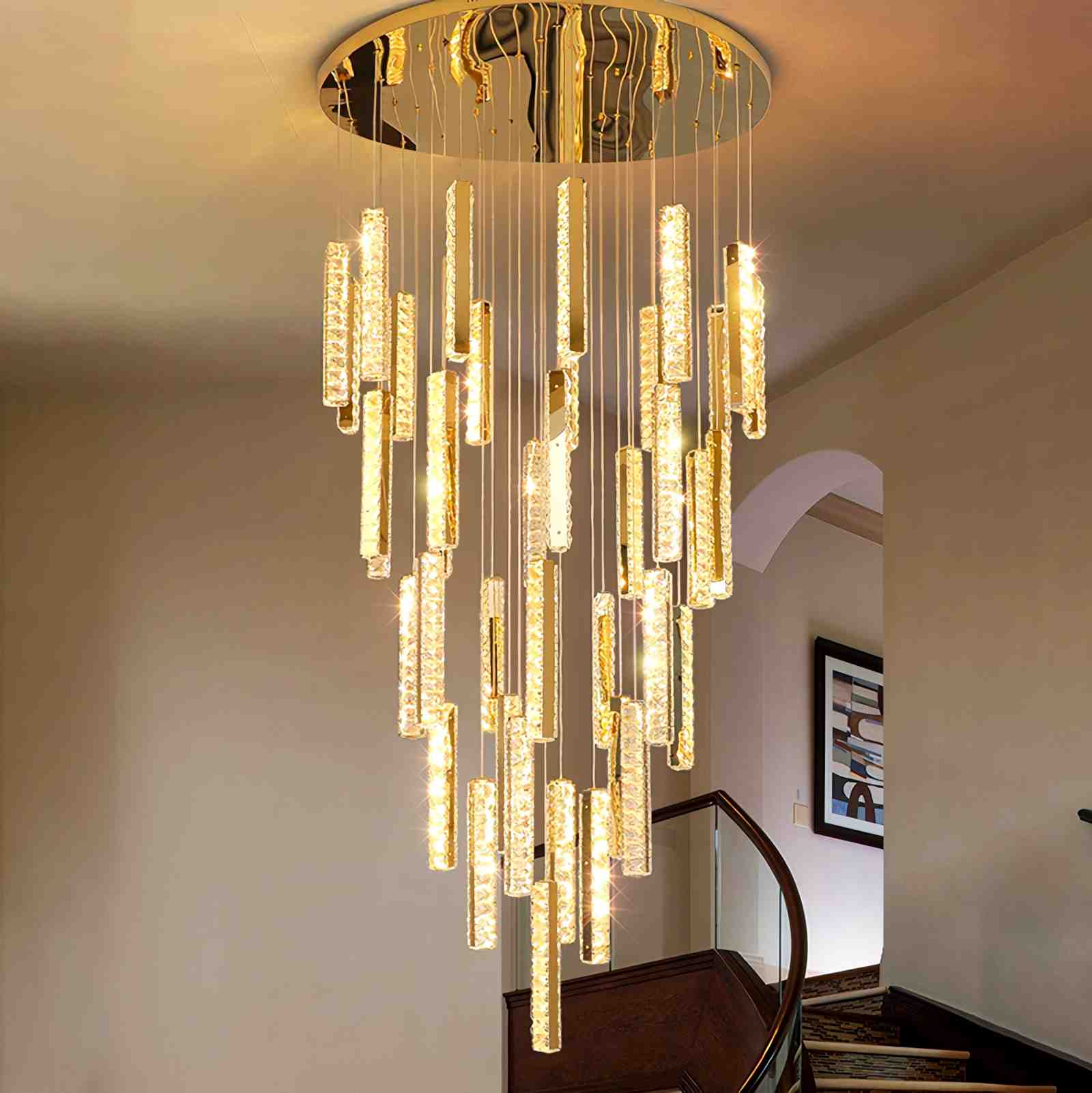 Feyran Nordic Crystal LED Chandelier