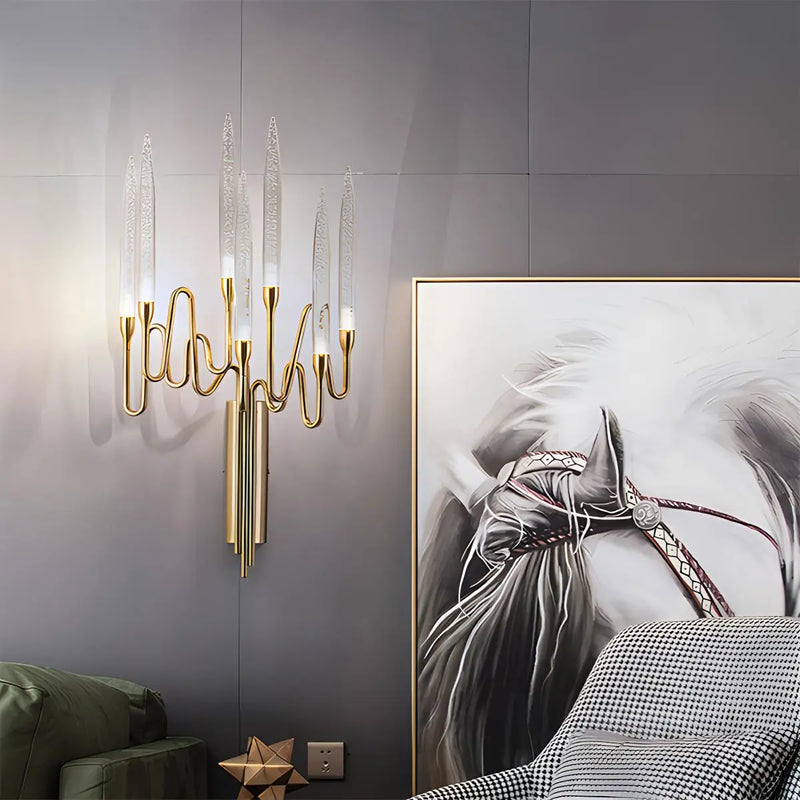 Feyran Modern Branch Chandelier & Floor Lamp