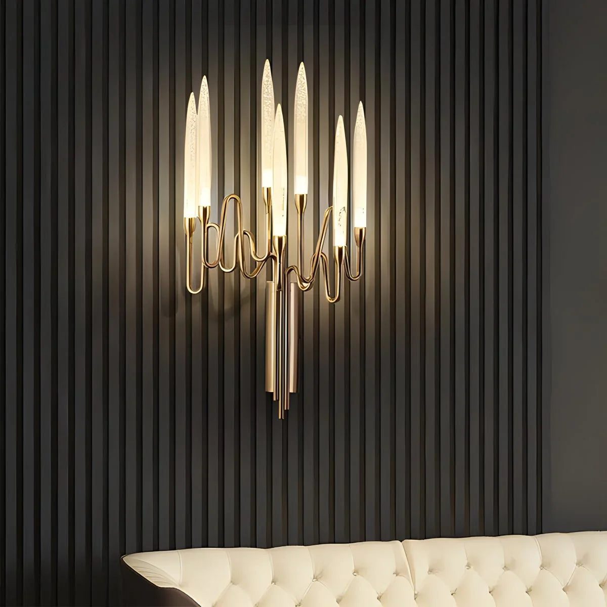 Feyran Modern Branch Chandelier & Floor Lamp