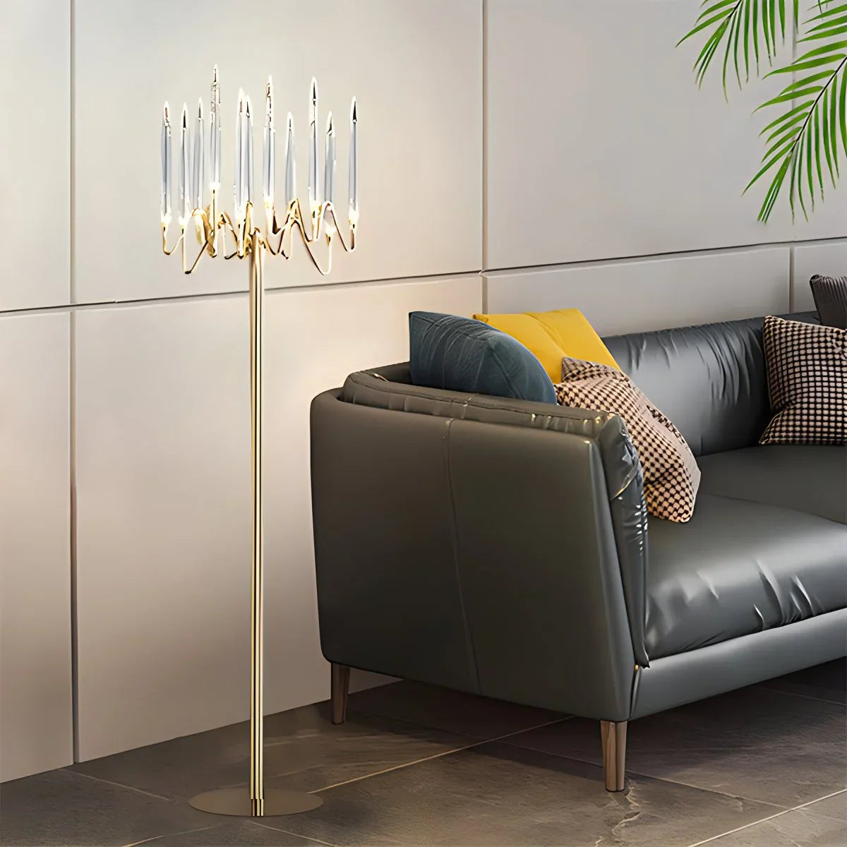 Feyran Modern Branch Chandelier & Floor Lamp