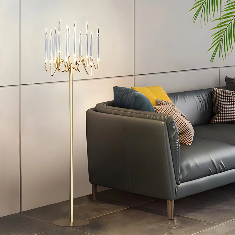 Feyran Modern Branch Chandelier & Floor Lamp
