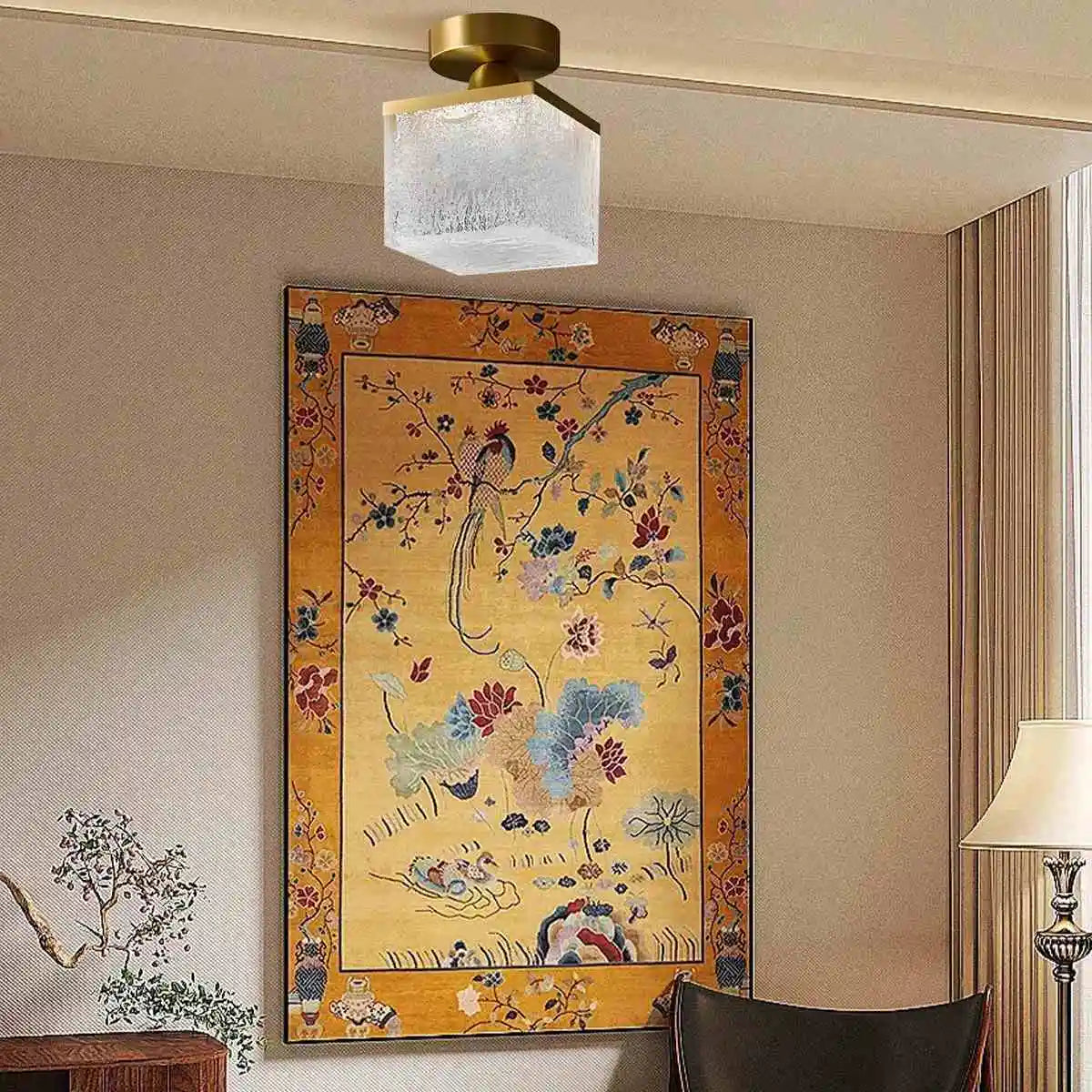 Feyran Modern Cup Crystal Ceiling Lamp