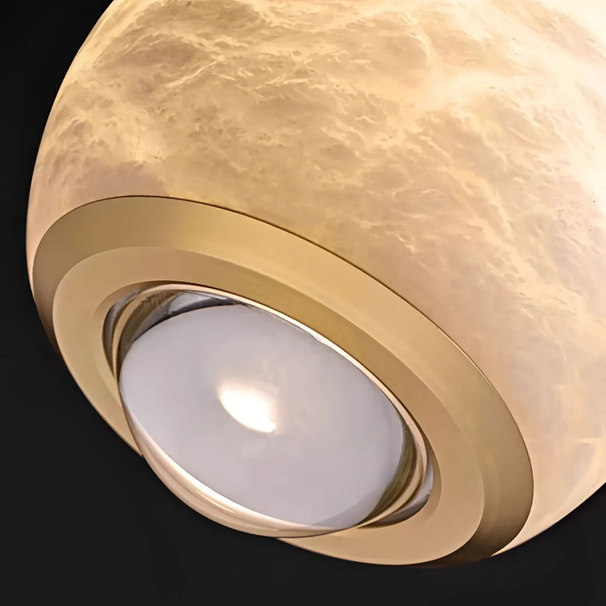 Feyran Modern Adjustable Spanish Alabaster Pendant Light