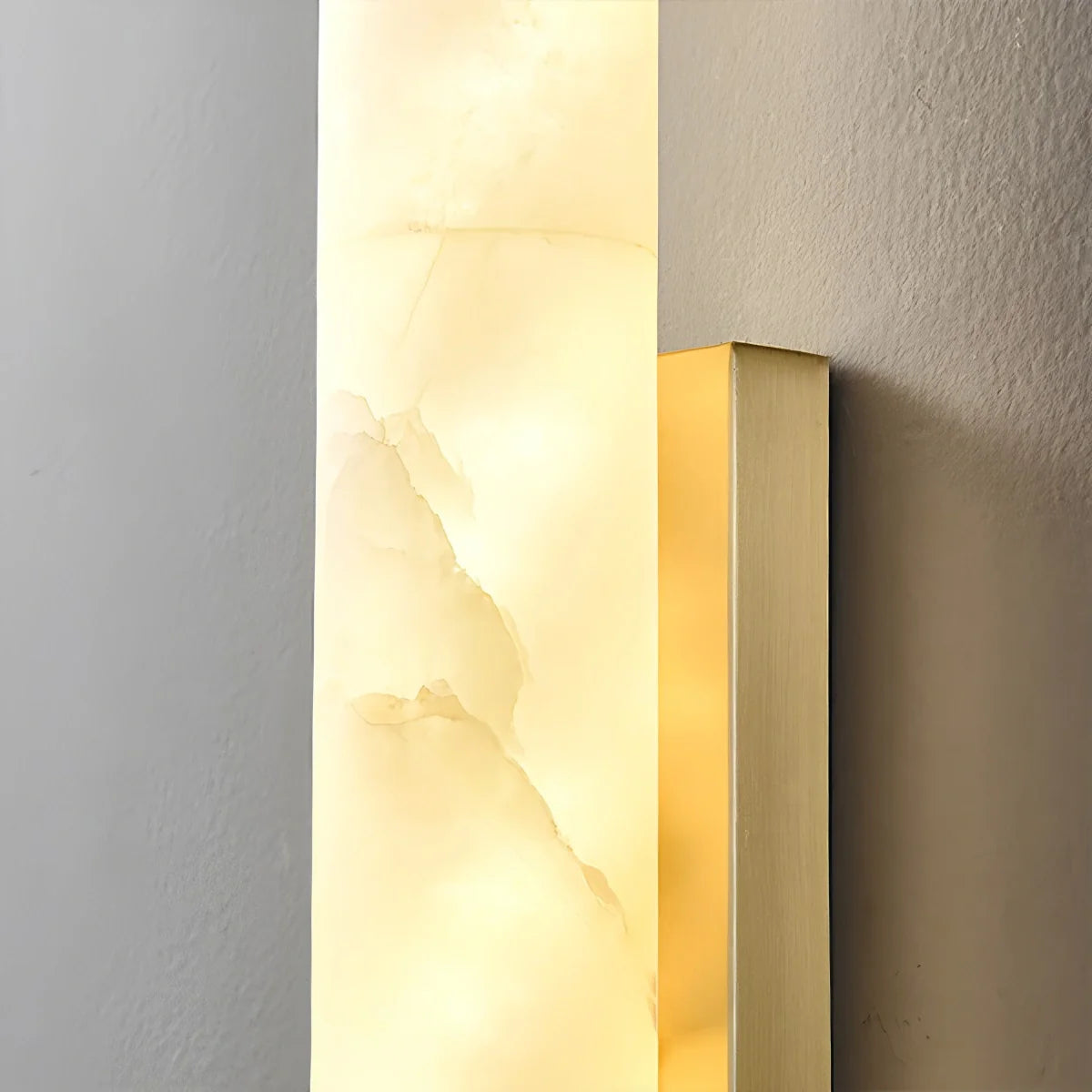 Feyran Modern Cylindrical Spanish Alabaster Wall Sconce