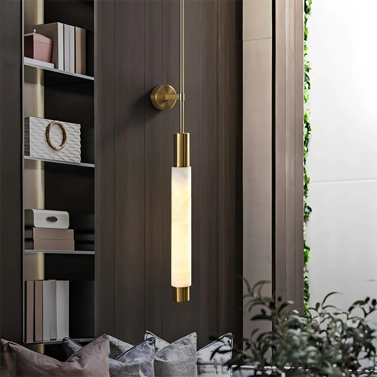 Feyran Modern Spanish Alabaster Long Strip Wall Lamp