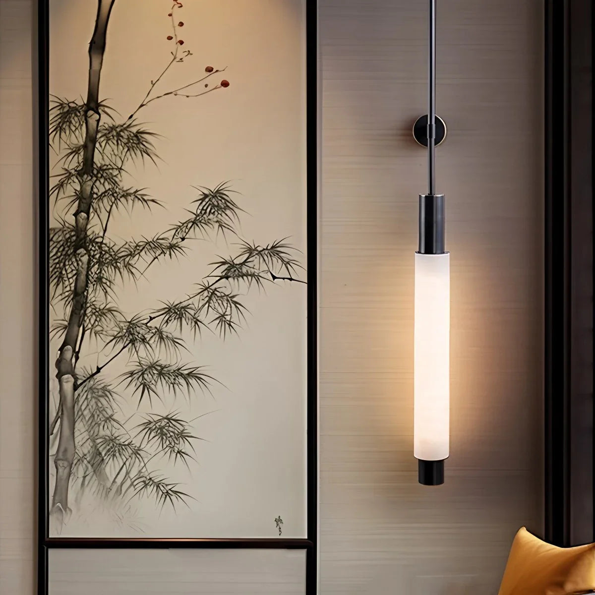Feyran Modern Spanish Alabaster Long Strip Wall Lamp
