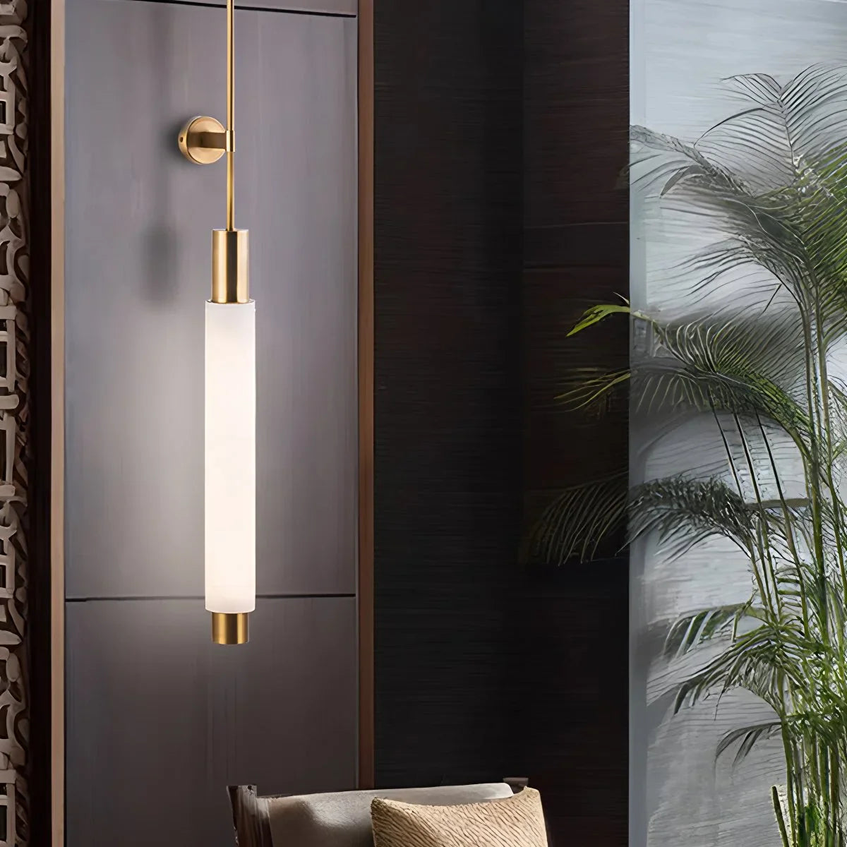 Feyran Modern Spanish Alabaster Long Strip Wall Lamp