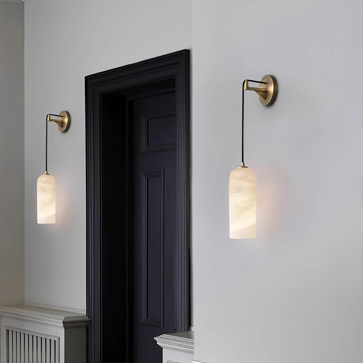 Feyran Modern All Copper Spanish Alabaster Pendant Light