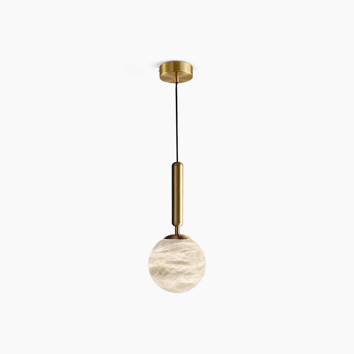 Feyran Modern Globe Spanish Alabaster Pendant Light