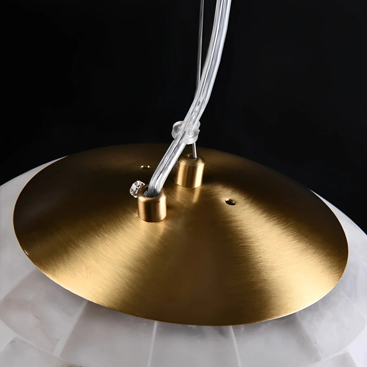 Feyran Modern Creative Spliced Ball Spanish Alabaster Pendant Light