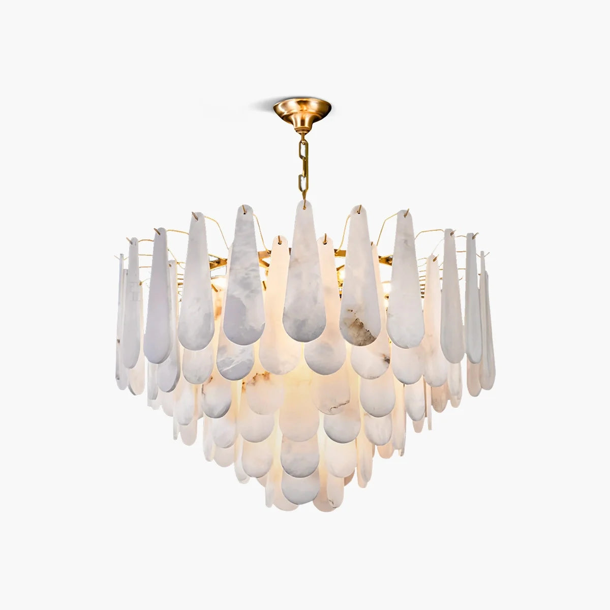 Feyran Modern Luxury Multi-layer Spanish Alabaster Chandelier